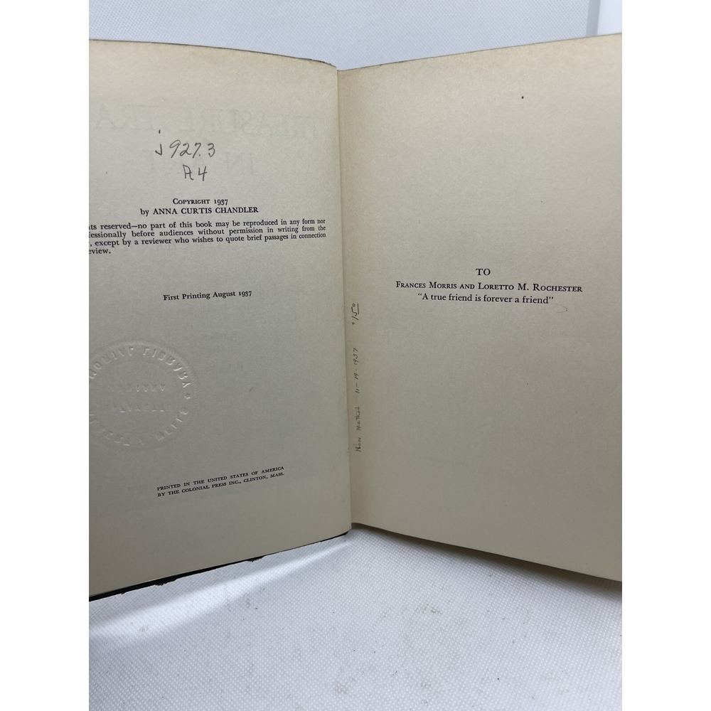 Treasure Trails In Art By Anna Curtis Chandler Hardcover Book 1937 - Picture 4 of 5